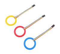 DECOMELODY 3pcs Preschool Walking Rope with Comfortable Handles Bright Multi-Colored Safety Leashes for Anti-Lost Group Walking Aid for Kindergarten Outings and Field Trips