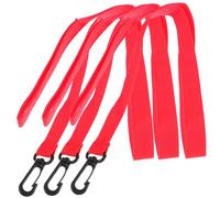 DECOMELODY 3pcs Red Walking Rope for Children Safety Leash with Handles Design, Portable Nylon and Plastic Material, Stray-Proof Walking Leash Suitable for Hikes and Camping