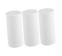 DECOMELODY 3Pcs Refillable Travel Deodorant Stick Containers Twist-Up Bottom Fill Tubes for Precise Application and Portable Packaging Suitable for Daily Use and Business Trips