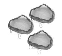DECOMELODY 3Pcs Reusable Black Mesh Bucket Cover Protective Rain Barrel Net for Outdoor Water Buckets Fine Mesh Filter Prevents Leaves and Debris Lightweight and Durable for Garden and Home