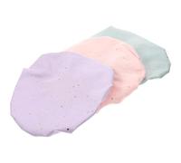DECOMELODY 3pcs Shower Cap Bath Caps for Home Travel Includes Star Pink Star Purple and Practical and Convenient