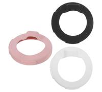 DECOMELODY 3pcs Silicone Stethoscope Chestpiece Covers with Noise Interference Shield for Medical Professionals and Flexible Protection for Doctors and Nurses Quick Replacement Spare Parts