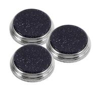 DECOMELODY 3pcs Small Blue Sandstone Trumpet Piston Press Buttons Musical Instrument Accessories for Band and Orchestra Brass Trumpet Replacement Parts