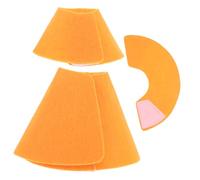 DECOMELODY 3pcs Soft Pet Collar for Guinea Pigs Sugar Gliders Hamsters Postoperative Care Anti-bite Anti-lick Protection Rings for Small Animals Bath Use
