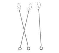 DECOMELODY 3PCS Stainless Steel Bird Food Skewers Rounded Tip Foraging Treat Holders For Small Birds Parakeets Hanging Fruit Vegetable Sticks Easy To Clean