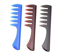 DECOMELODY 3pcs Styling Comb for Men Wide Teeth Comb for Hair Styling at Home Shop