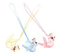 DECOMELODY 3pcs Water Bird Whistle High-pitched Animal Sound Musical Instruments with Water-changeable Tone Portable Outdoor Play and Interaction Fun