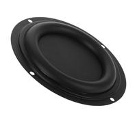 DECOMELODY 4 Inch 105mm Bass Vibration Membrane Passive Radiator Rubber Diaphragm Plate for Car Subwoofer Loudspeaker Speaker Vibration Membrane Replacement Suitable for Automotive Audio