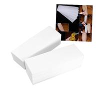 DECOMELODY 400 Pcs Depilatory Wax Strips and Sticks Set Nonwoven Hair Removal Paper for Professional Use Odorless and Skin Friendly for Body and Facial Hair Waxing