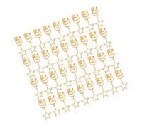 DECOMELODY 40pcs Five Pointed Star Hair Rings Lightweight Open Braiding Jewelry for Dreadlocks Stylish Metal Star Pendants Hair Accessories for Women