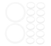 DECOMELODY 40pcs Silicone Jar Sealing Rings Replacement Gaskets for Airtight Storage Containers Wide Bottle Silicone Rings for Food-grade Mason Jars Leak Reusable for Kitchen Preservation