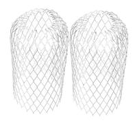 DECOMELODY 4Pcs Aluminum Gutter Strainer Filters Expandable Roof Drain Guards for Leaves Debris Blockage Prevention Easy Install Leaf Guards for Gutters and Sewers Mesh Covers for Balcony