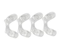 DECOMELODY 4pcs Anti-Slip Silicone Nose Pads for Glasses U-Shaped Nose Cushions for Children Comfortable and Secure Eyewear Accessories