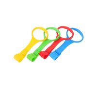 DECOMELODY 4pcs Boy Girl Cot Pull Rings Nursery Bed Handles for Standing Fall Learning Walking Assist Tools for Toddlers