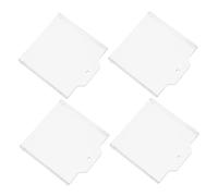 DECOMELODY 4pcs Button Lid for Fire Equipment Push Button Stop Safety Protector for Safety Cover Transparent Abs