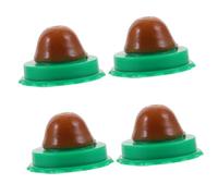 DECOMELODY 4PCS Cat Candy Lollipops with Catnip and Vitamin Pudding Edible Healthy Pet Snacks for Cats and Kittens Eco Friendly Natural Ingredients Random Flavors for Appetite and Digestion