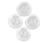 DECOMELODY 4pcs Crystal Baoding Balls Hand Training Exercise Fitness Balls for Stress Relief Finger Strengthener with Chinese Dragon Design for Therapy and Relaxation