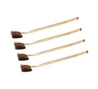 DECOMELODY 4pcs Double-end Concealer Brush for under Eye Makeup Versatile Makeup Applicators for Lipstick and Eyeshadow Tools for Personal