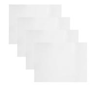 DECOMELODY 4pcs Double Sided Aluminum Tag for Sublimation Heat Transfer Two Sided Metal Nameplates for DIY Crafts Industrial Sign Boards Suitable for Indoor Outdoor Use