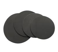 DECOMELODY 4pcs Drum Practice Pads Silent Drum Mute Pads for Flexible with Anti-fall Groove Design