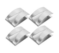 DECOMELODY 4Pcs Kitchen and Bathroom Hanging Hooks Rustproof Wall-Mounted Towel Holders with Strong Bearing Capacity Easy Installation Safe Rounded Edges for Home Use