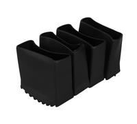 DECOMELODY 4pcs Ladder Feet Covers Non Slip Rubber Pads for Extension Ladders Easy Installation Skid Foot Caps for Secure Climbing Enhanced Stability and Surface Protection