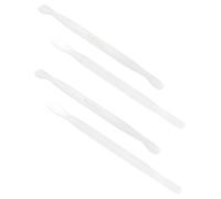 DECOMELODY 4pcs Nail Dead Skin Push and Cuticle Remover Set, Non-Slip Nail Trimmer and Pusher Kit for Manicure and Pedicure Care at Home
