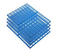 DECOMELODY 4Pcs Pet Cage Floor Mats with Design for Rabbits and Guinea Pigs Comfortable Soft Foot Pads Cuttable and Pet Cage Liners for Small Animals