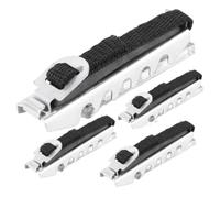 DECOMELODY 4pcs Portable Guitar Capo Clip for Acoustic Electric Folk Classical Guitars and Ukulele Quick-release Tone Modified Clamp for Easy String Pressing and Pitch Adjustment Suitable for