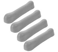 DECOMELODY 4pcs Replacement Underarm Crutch Pads TPR Soft Cushion for Armpit Protection Walking Stick Accessories for Adults Crutch Hand Grip Padding