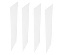 DECOMELODY 4pcs Self-adhesive PVC Cat Scratch Protectors for Furniture and Wall Corners Cuttable Scratch Guards with Strong Hold Sofa and Corner Protection to Prevent Cat Scratching Damage