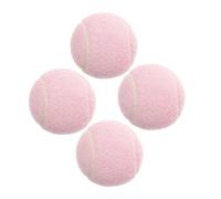 DECOMELODY 4Pcs Soft Rubber Tennis Balls for Beginner Training Lightweight and High Visibility Practice Balls for Indoor Outdoor Use Enhance Accuracy and