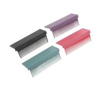 DECOMELODY 4pcs Straightening Comb for Flat Iron Hair Straightener Attachment for Black Hair for Home Salon Use
