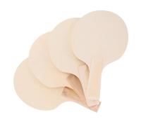 DECOMELODY 4pcs Table Tennis Racket Bottom Plate Hard Blank The Racket DIY Unpainted Paddle Painting Indoor Table Tennis Racquet Rise Boy Girl Butterfly Beige Wooden