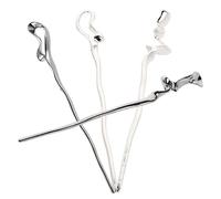 DECOMELODY 4pcs Vintage Chinese Hair Chopsticks Retro Geometric Alloy Hair Forks for Women for Weddings Parties Everyday Wear