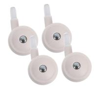 DECOMELODY 4pcs Walker Wheel Replacement Silent Wear-Resistant Casters Swivel Rollers for Strollers Pushchairs and Prams Front Rear Wheels for Easy Installation