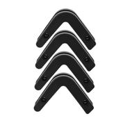 DECOMELODY 4pcs Wall Mount Barbell Rack Heavy Duty PP Material Weight Bar Holder for Home Gym Storage Organizer Durable and Easy to Clean