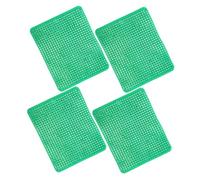 DECOMELODY 4pcs Washable Chicken Coop Pads Soft Nesting Box Liners for Hens Comfortable Egg Laying Mats Indoor Outdoor Poultry Bedding for Garden Lawn