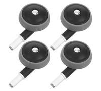 DECOMELODY 4pcs Wheels Walker Replacement Wheels Silent Walker Shopping Cart Rollers for Pushchair Hand Truck Boy Girl for Toys