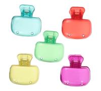 DECOMELODY 5-Pack Portable Toothbrush Protective Caps Travel Holder Travel Hygiene and Organization Accessories