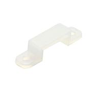DECOMELODY 50 Pcs Silicone LED Strip Light Mounting Brackets Clips for LED Bar Lights Ultra Thin Durable Heat Resistant Fixing Attachments