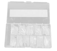 DECOMELODY 500pcs Almond False Nail Tips Full Cover Press On Nails for DIY Extension Supplies Manicure Acrylic Glue On Set