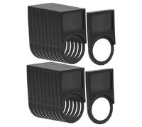 DECOMELODY 50pcs 25x17mm Plastic Push Button Light Sign Board Back Button Indicator for Electronic Equipment Communication and Signal Display