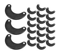 DECOMELODY 50pcs Black Metal Photo Frame Backing Plate Buckle Heavy Duty Photo Frame Turn Button Fastener for Hanging Pictures and