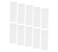 DECOMELODY 50pcs Glass Microscope Slides Smooth Blank Biological Education Props for Biology Class Specimen Observation and Lab Use