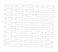 DECOMELODY 50pcs Luminous Mobile Phone Charging Port Films Fluorescent Interface Protectors with Precise Cut for Dust Prevention and Easy Application Compatible with Apple Charging Ports