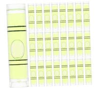 DECOMELODY 50Pcs Mini Horizontal Spirit Level Bubble Tool High Precision Levelling Instrument for DIY Caravans Motorhomes Fishing Baskets Small Reliable Craft Accessory Light Green