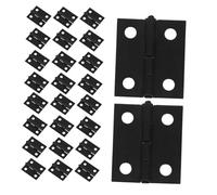 DECOMELODY 50pcs Mini Retro Hinges for Crafts Vintage Decorative Small Metal Hinges for Wooden Boxes Jewelry Cases and Model Doors Compact Design for DIY Projects