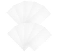 DECOMELODY 50pcs Pva Water Soluble Bags for Carp Fishing Quick Dissolving Mesh Bait Bags for Solid Bait and Year Use