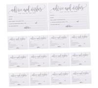 DECOMELODY 50pcs Wedding Table Blessing Cards Writable Notes for Banquets Bridal Showers Versatile Decorative Message Cards for Guests Celebration Supplies